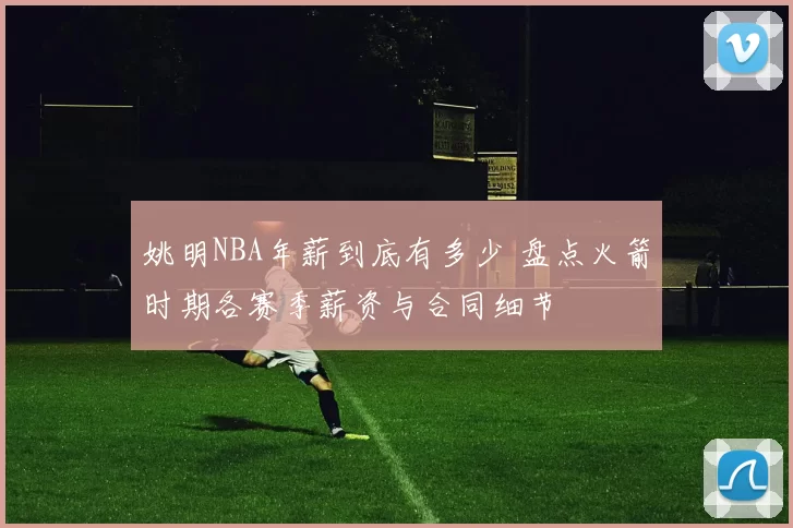姚明NBA年薪到底有多少 盘点火箭时期各赛季薪资与合同细节